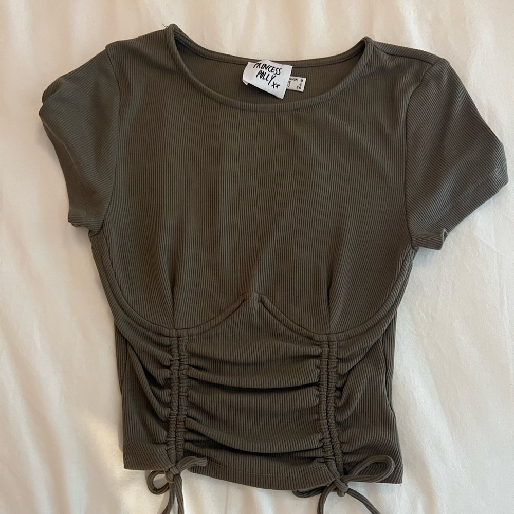 Princess Polly Green String Top